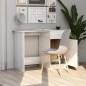 vidaXL Escritorio de madera contrachapada blanco brillo 100x50x76 cm vidaXL Escritorio de madera contrachapada blanco brillo 100x50x76 cm