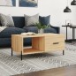 vidaXL Mesa de centro madera contrachapada roble Sonoma 90x50x40 cm vidaXL Mesa de centro madera contrachapada roble Sonoma 90x50x40 cm