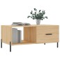 vidaXL Mesa de centro madera contrachapada roble Sonoma 90x50x40 cm vidaXL Mesa de centro madera contrachapada roble Sonoma 90x50x40 cm