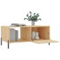 vidaXL Mesa de centro madera contrachapada roble Sonoma 90x50x40 cm vidaXL Mesa de centro madera contrachapada roble Sonoma 90x50x40 cm