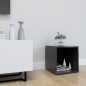 vidaXL Mueble para TV madera contrachapada gris 37x35x37 cm vidaXL Mueble para TV madera contrachapada gris 37x35x37 cm