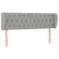 vidaXL Cabecero de tela gris claro 147x23x78/88 cm vidaXL Cabecero de tela gris claro 147x23x78/88 cm