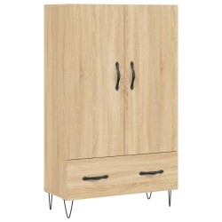 vidaXL Aparador alto madera de ingeniería roble Sonoma 69,5x31x115 cm