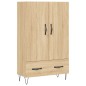 vidaXL Aparador alto madera de ingeniería roble Sonoma 69,5x31x115 cm vidaXL Aparador alto madera de ingeniería roble Sonoma 69,5x31x115 cm