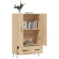 vidaXL Aparador alto madera de ingeniería roble Sonoma 69,5x31x115 cm vidaXL Aparador alto madera de ingeniería roble Sonoma 69,5x31x115 cm