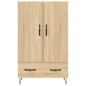 vidaXL Aparador alto madera de ingeniería roble Sonoma 69,5x31x115 cm vidaXL Aparador alto madera de ingeniería roble Sonoma 69,5x31x115 cm