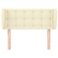 vidaXL Cabecero de cuero sintético color crema 83x23x78/88 cm vidaXL Cabecero de cuero sintético color crema 83x23x78/88 cm