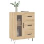 vidaXL Aparador de madera de ingeniería roble Sonoma 69,5x34x90 cm vidaXL Aparador de madera de ingeniería roble Sonoma 69,5x34x90 cm