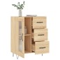 vidaXL Aparador de madera de ingeniería roble Sonoma 69,5x34x90 cm vidaXL Aparador de madera de ingeniería roble Sonoma 69,5x34x90 cm