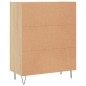 vidaXL Aparador de madera de ingeniería roble Sonoma 69,5x34x90 cm vidaXL Aparador de madera de ingeniería roble Sonoma 69,5x34x90 cm