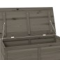 vidaXL Baúl para cojines madera de abeto gris antracita 100x50x56 cm