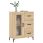 vidaXL Aparador de madera de ingeniería roble Sonoma 69,5x34x90 cm vidaXL Aparador de madera de ingeniería roble Sonoma 69,5x34x90 cm