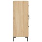 vidaXL Aparador de madera de ingeniería roble Sonoma 69,5x34x90 cm vidaXL Aparador de madera de ingeniería roble Sonoma 69,5x34x90 cm
