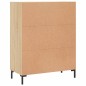 vidaXL Aparador de madera de ingeniería roble Sonoma 69,5x34x90 cm vidaXL Aparador de madera de ingeniería roble Sonoma 69,5x34x90 cm