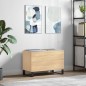 vidaXL Mueble discos madera contrachapada roble Sonoma 74,5x38x48 cm vidaXL Mueble discos madera contrachapada roble Sonoma 74,5x38x48 cm