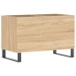 vidaXL Mueble discos madera contrachapada roble Sonoma 74,5x38x48 cm vidaXL Mueble discos madera contrachapada roble Sonoma 74,5x38x48 cm