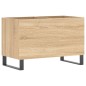 vidaXL Mueble discos madera contrachapada roble Sonoma 74,5x38x48 cm vidaXL Mueble discos madera contrachapada roble Sonoma 74,5x38x48 cm