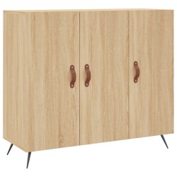 vidaXL Aparador de madera de ingeniería roble Sonoma 90x34x80 cm