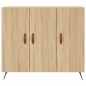 vidaXL Aparador de madera de ingeniería roble Sonoma 90x34x80 cm vidaXL Aparador de madera de ingeniería roble Sonoma 90x34x80 cm