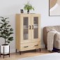 vidaXL Aparador alto madera de ingeniería roble Sonoma 69,5x31x115 cm