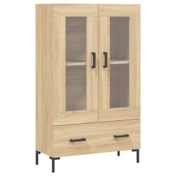 vidaXL Aparador alto madera de ingeniería roble Sonoma 69,5x31x115 cm