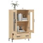 vidaXL Aparador alto madera de ingeniería roble Sonoma 69,5x31x115 cm