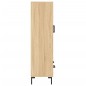 vidaXL Aparador alto madera de ingeniería roble Sonoma 69,5x31x115 cm