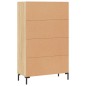 vidaXL Aparador alto madera de ingeniería roble Sonoma 69,5x31x115 cm
