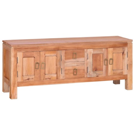 vidaXL Mueble para la TV madera maciza de caoba 110x30x45 cm