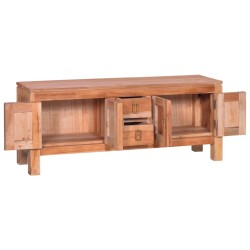vidaXL Mueble para la TV madera maciza de caoba 110x30x45 cm
