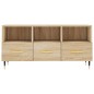 vidaXL Mueble de TV madera de ingeniería roble Sonoma 102x36x50 cm vidaXL Mueble de TV madera de ingeniería roble Sonoma 102x36x50 cm