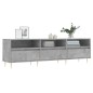 vidaXL Mueble de TV madera contrachapada gris hormigón 150x30x44,5 cm vidaXL Mueble de TV madera contrachapada gris hormigón 150x30x44,5 cm