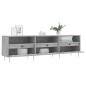 vidaXL Mueble de TV madera contrachapada gris hormigón 150x30x44,5 cm vidaXL Mueble de TV madera contrachapada gris hormigón 150x30x44,5 cm