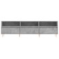 vidaXL Mueble de TV madera contrachapada gris hormigón 150x30x44,5 cm vidaXL Mueble de TV madera contrachapada gris hormigón 150x30x44,5 cm