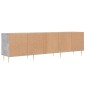 vidaXL Mueble de TV madera contrachapada gris hormigón 150x30x44,5 cm vidaXL Mueble de TV madera contrachapada gris hormigón 150x30x44,5 cm