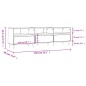 vidaXL Mueble de TV madera contrachapada gris hormigón 150x30x44,5 cm vidaXL Mueble de TV madera contrachapada gris hormigón 150x30x44,5 cm