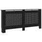 vidaXL Cubierta para radiador MDF negro 172x19x81,5 cm vidaXL Cubierta para radiador MDF negro 172x19x81,5 cm