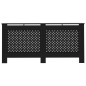 vidaXL Cubierta para radiador MDF negro 172x19x81,5 cm vidaXL Cubierta para radiador MDF negro 172x19x81,5 cm