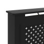 vidaXL Cubierta para radiador MDF negro 172x19x81,5 cm vidaXL Cubierta para radiador MDF negro 172x19x81,5 cm