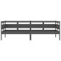 vidaXL Sofá cama madera maciza de pino gris 80x200 cm vidaXL Sofá cama madera maciza de pino gris 80x200 cm
