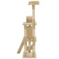 vidaXL Rascador para gatos con poste de sisal 140 cm beige vidaXL Rascador para gatos con poste de sisal 140 cm beige