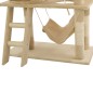 vidaXL Rascador para gatos con poste de sisal 140 cm beige vidaXL Rascador para gatos con poste de sisal 140 cm beige