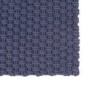vidaXL Alfombra rectangular algodón azul marino 200x300 cm vidaXL Alfombra rectangular algodón azul marino 200x300 cm