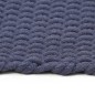 vidaXL Alfombra rectangular algodón azul marino 200x300 cm vidaXL Alfombra rectangular algodón azul marino 200x300 cm