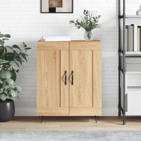 vidaXL Aparador de madera de ingeniería roble Sonoma 69,5x34x90 cm