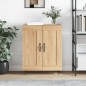 vidaXL Aparador de madera de ingeniería roble Sonoma 69,5x34x90 cm vidaXL Aparador de madera de ingeniería roble Sonoma 69,5x34x90 cm