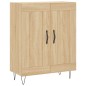 vidaXL Aparador de madera de ingeniería roble Sonoma 69,5x34x90 cm vidaXL Aparador de madera de ingeniería roble Sonoma 69,5x34x90 cm