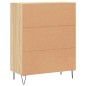 vidaXL Aparador de madera de ingeniería roble Sonoma 69,5x34x90 cm vidaXL Aparador de madera de ingeniería roble Sonoma 69,5x34x90 cm