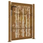 vidaXL Puerta de jardín acero corten diseño bambú 105x130 cm vidaXL Puerta de jardín acero corten diseño bambú 105x130 cm