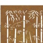 vidaXL Puerta de jardín acero corten diseño bambú 105x130 cm vidaXL Puerta de jardín acero corten diseño bambú 105x130 cm